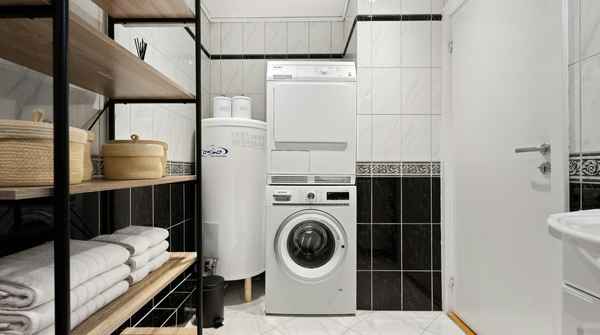 laundry room organized