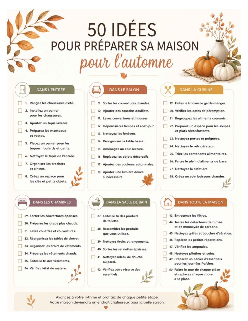 prep for fall 